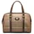 Burberry Plaid Canvas Handbag Bronze Cloth  ref.1311211