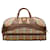 Burberry Haymarket Check Canvas Travel Bag Brown Cloth  ref.1311212