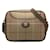 Burberry Plaid Canvas Crossbody Bag Bronze Cloth  ref.1311216