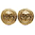 Chanel CC Clip On Earrings Golden  ref.1311243