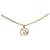 Dior Logo Pendant Necklace Golden  ref.1311431