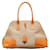 Prada Cinghiale-Trimmed Canapa Dome Bag Brown Cloth  ref.1311470