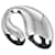 Tiffany & Co lined Teardrop Silver Pendant Silvery  ref.1311491