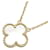 Van Cleef & Arpels 18k Collana con pendente Alhambra vintage in oro Bianco  ref.1311503