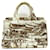 Prada Canapa Stampato Handbag Brown Cloth  ref.1311537