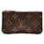 Louis Vuitton Monogram Key Pouch Brown  ref.1311613