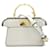 Fendi Nano Leather Peekabo Maxi Handbag White  ref.1311717