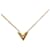 Louis Vuitton Essential V Necklace Golden  ref.1311770