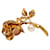 Mikimoto Rose Pearl Brooch Golden  ref.1311931