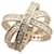 Cartier 18k Anello Trinity completo con tre braccialetti di diamanti Argento  ref.1311979