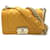 Chanel Bolso pequeño clásico con solapa Le Boy en caviar Amarillo  ref.1311981