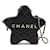 Chanel Crucero 2024 Bolso bandolera Matelasse con estrellas Negro Piel de cordero  ref.1311985