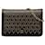 Wallet On Chain Chanel Portafoglio in pelle con borchie su catena Nero Agnello Pelle  ref.1312045