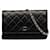 Chanel CC Quilted Leather Single Flap Bag Black Lambskin  ref.1312050