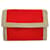 Hermès Tapido Cell Canvas Clutch Red Cloth  ref.1312094