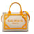 Balmain B Army Shopper Tote Bag Yellow Cloth  ref.1312142