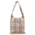 Burberry House Check Espadrille Bucket Bag Brown Cloth  ref.1312149