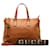 Gucci Einkaufstasche aus Bambus mit Quaste aus Leder Braun Kalbähnliches Kalb  ref.1312206