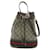 Gucci GG Supreme Ophidia Bucket Bag Brown Cloth  ref.1312208