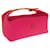Hermès Toile Bride-A-Brac Reiseetui Pink Leinwand  ref.1312217