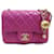 Chanel Bolso CC Mini Matelasse con solapa Púrpura Piel de cordero  ref.1312311