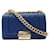 Chanel Bolsa Clássica Caviar Le Boy com aba Azul  ref.1312312