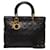 Gran Cannage de cuero Lady Dior Negro Becerro  ref.1312326