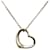 Tiffany & Co Collana con ciondolo a cuore aperto Argento Argento  ref.1312399