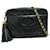 Camera Chanel Bolso acolchado para cámara CC Negro Piel de cordero  ref.1312423