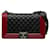 Chanel Medium Bicolor Boy Bag Black Lambskin  ref.1312428