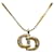 Dior CD Pendant Necklace Golden  ref.1312435