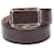 Gucci Cintura sottile con firma GG Marrone Vitello simile a un vitello  ref.1312449