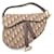 Dior Medium Oblique Canvas Saddle Bag Brown Cloth  ref.1312547