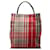 Burberry Nova Check Tote Bag Red Cloth  ref.1312750