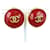 Chanel CC Clip On Earrings Red  ref.1312775