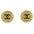 Chanel CC Clip On Earrings Golden  ref.1312776