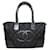 Chanel Línea CC Matelasse Nueva York Bolsa de tela Negro Nylon  ref.1312786