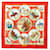 Hermès carré 90 Auteuil en Mai Sciarpa di seta Auteuil Rosso  ref.1312882