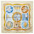 Hermès carré 90 Sciarpa di seta Belles Amures Giallo  ref.1312883
