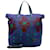 Prada Tessuto Stampato Tote Bag Blue Nylon  ref.1312945