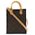 Louis Vuitton Monogram Petit Sac Plat Brown Leather  ref.1312989