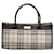 Burberry House Check Handbag Brown Cloth  ref.1313049