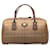 Burberry Plaid Canvas Travel Handbag Bronze Cloth  ref.1313051