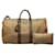 Burberry Plaid Canvas Boston Bag Brown Cloth  ref.1313057