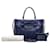 Balenciaga Leather Papier Handbag Blue Pony-style calfskin  ref.1313082