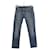 Evisu Slim-Fit-Jeans aus Baumwolle Blau  ref.1313258
