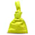 Sac à main jaune Bottega Veneta The Mini Twist Cuir  ref.1313392