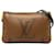 Borsa a tracolla pochette con zip foderata gigante con monogramma marrone Louis Vuitton Pelle  ref.1313400