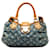 Blue Louis Vuitton Monogram Denim Pleaty Handbag Leather  ref.1313410