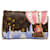 Brown Louis Vuitton Monogram lined Zip Pochette Illustre Vivienne Shanghai Crossbody Bag Cloth  ref.1313434